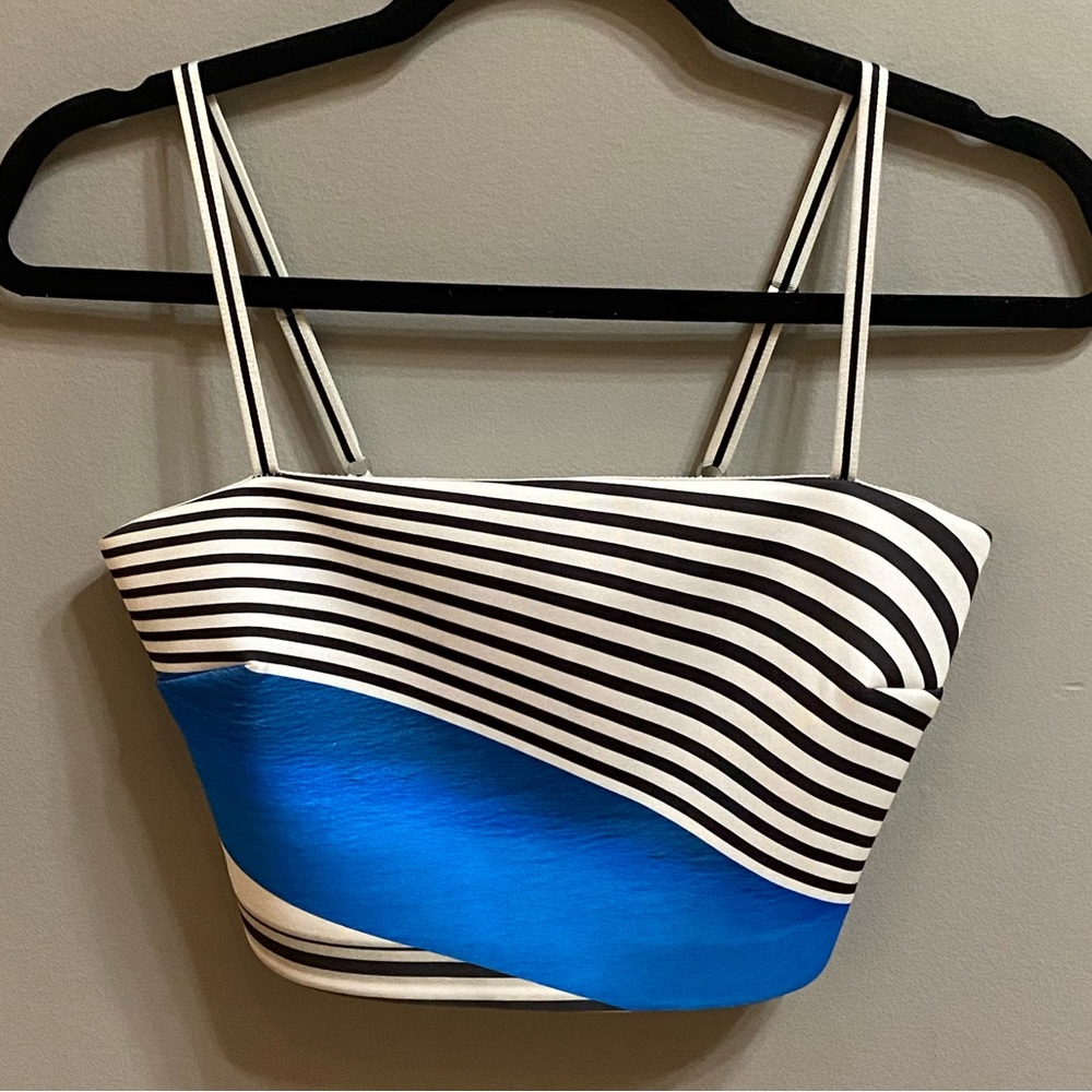 Clover Canyon Neoprene Cropped Top, Size Small - Picture 3 of 10